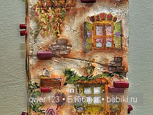 Бывает и такое-Декупаж на кирпиче (фото 2)