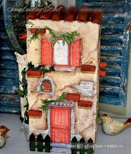 Бывает и такое-Декупаж на кирпиче (фото 4)