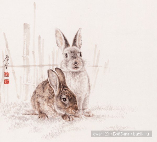 Уникальные картины в технике Гохуа от Тан Цзяна (Tang Jiang)