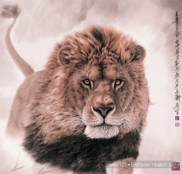 Уникальные картины в технике Гохуа от Тан Цзяна (Tang Jiang)