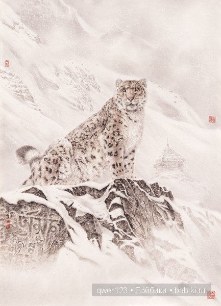 Уникальные картины в технике Гохуа от Тан Цзяна (Tang Jiang)