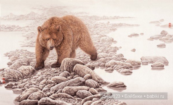 Уникальные картины в технике Гохуа от Тан Цзяна (Tang Jiang)