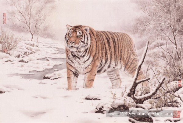 Уникальные картины в технике Гохуа от Тан Цзяна (Tang Jiang)