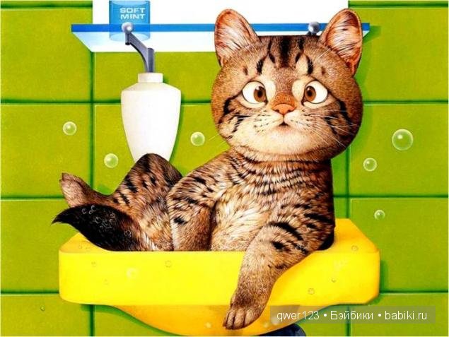 Иллюстратор Makoto Muramatsu (Япония) и её кошки