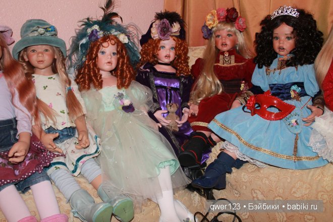 Моя небольшая коллекция кукол или 2 года на сайте "Бейбики"