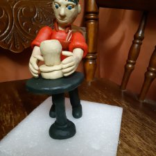 Дочкины поделки или лепка из пластилина и не только. Поделка на конкурс Профессия