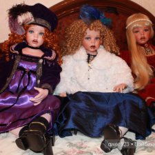 Мой цветник Красоток или моя небольшая коллекция кукол от Донны Руберт