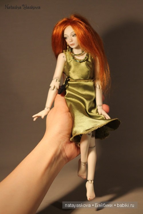 Лиса Алиса. Авторская фарфоровая кукла (фото 4)
