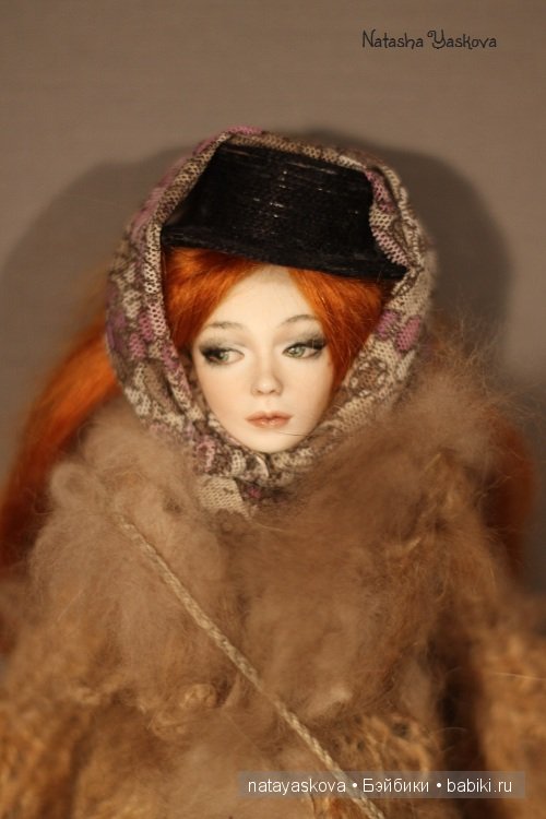 Лиса Алиса. Авторская фарфоровая кукла