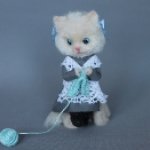 Миниатюра "Соблазн" и фарфоровая шарнирная кукла Лизка