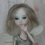 Авторская фарфоровая Фея с усиками. Автор Наташа Яскова