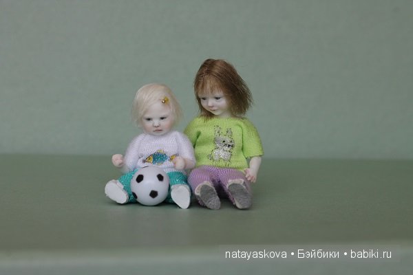 Авторские фарфоровые куклы, шкала 1:12, автор Наташа Яскова