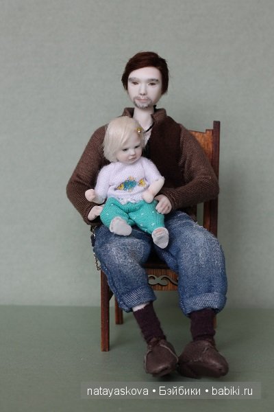 Авторские фарфоровые куклы, шкала 1:12, автор Наташа Яскова