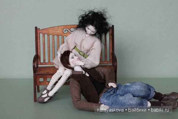 Авторские фарфоровые куклы, шкала 1:12, автор Наташа Яскова