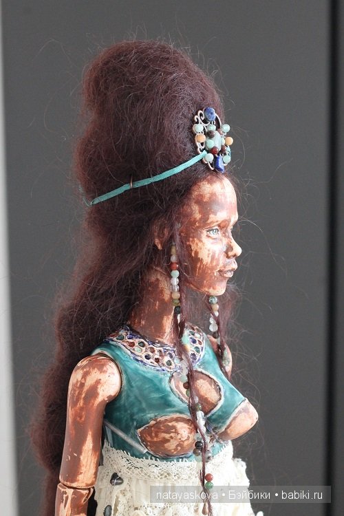 Принцесса - автор Наташа Яскова. Шарнирная кукла (фото 5)