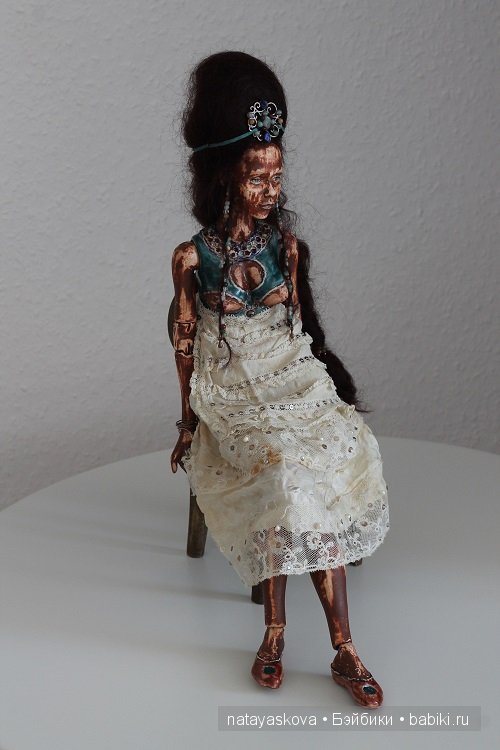 Принцесса - автор Наташа Яскова. Шарнирная кукла (фото 3)