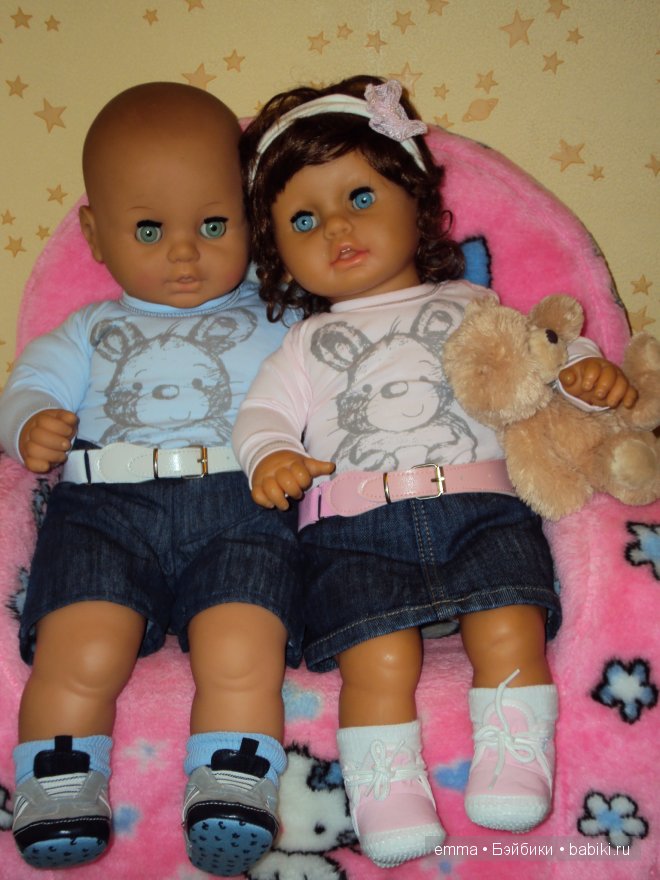 прогулки Танюши и Илюши. Куклы ГДР