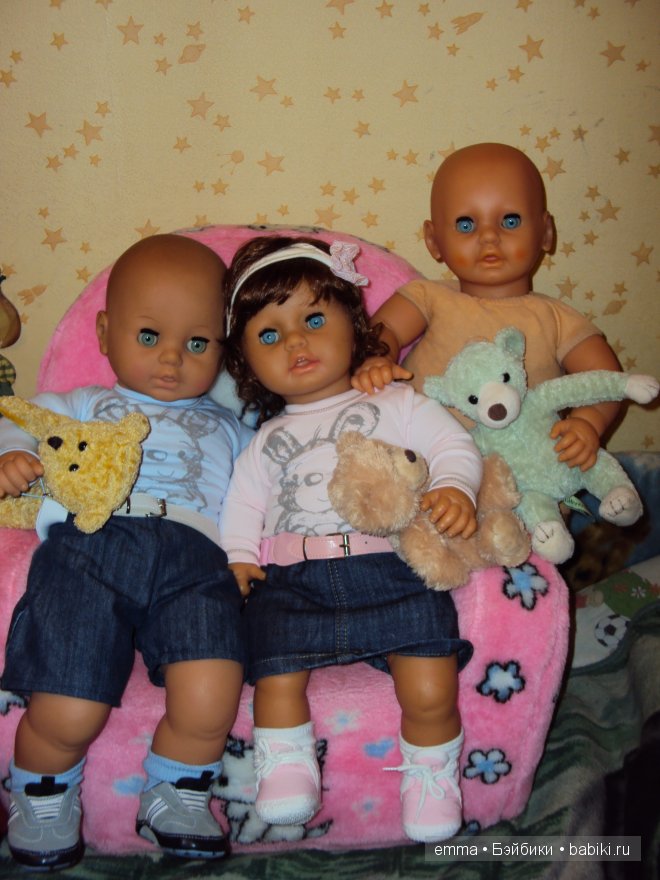 Веселые прогулки Танюши и Илюши. Куклы ГДР