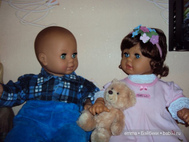 прогулки Танюши и Илюши. Куклы ГДР
