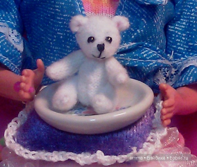 Мини медвежонок Стефания или Дюймовочка на новый лад! Авторская игрушка (фото 2)