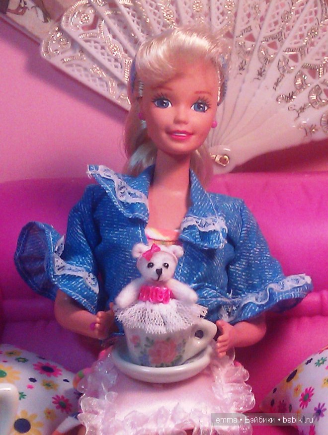 Мини медвежонок Стефания или Дюймовочка на новый лад! Авторская игрушка (фото 10)