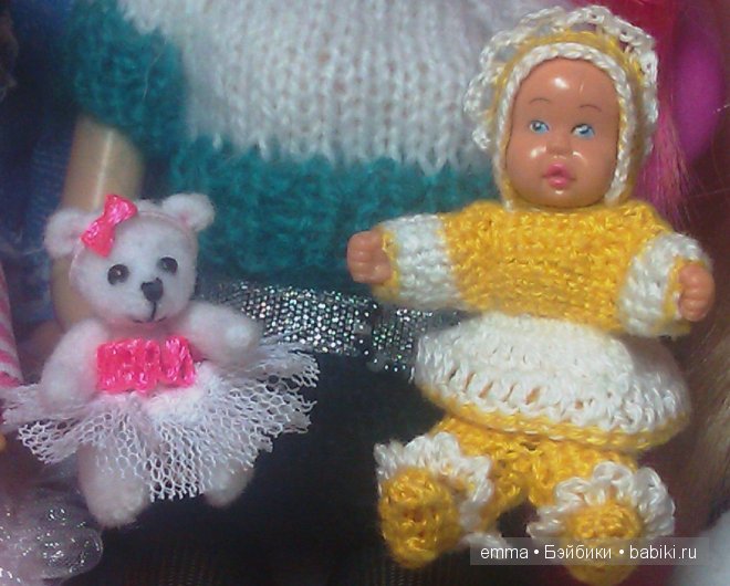 Мини медвежонок Стефания или Дюймовочка на новый лад! Авторская игрушка