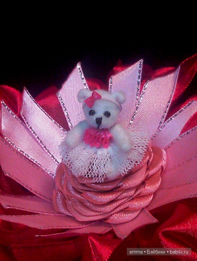 Мини медвежонок Стефания или Дюймовочка на новый лад! Авторская игрушка