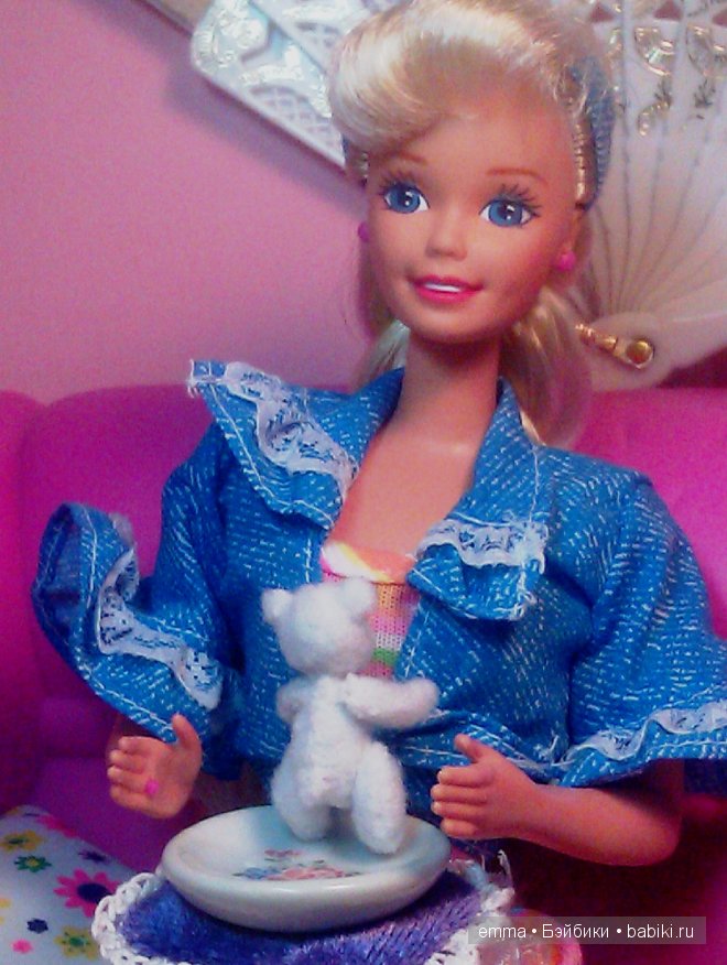 Мини медвежонок Стефания или Дюймовочка на новый лад! Авторская игрушка