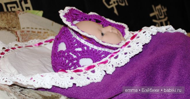 Теплый комплект на выписку, своими руками