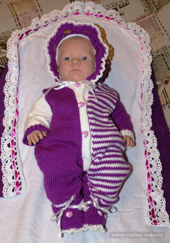 Теплый комплект на выписку, своими руками (фото 2)