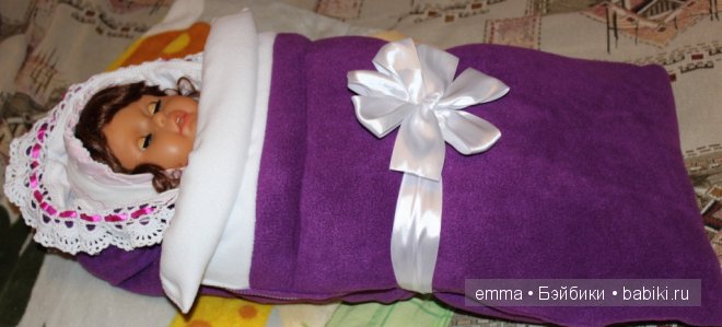 Теплый комплект на выписку, своими руками (фото 9)