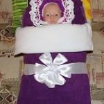 Теплый комплект на выписку, своими руками!