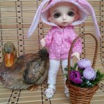 Розовый зайчик (пукифи Зое Fairyland)