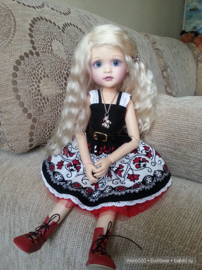 Новое платье Валентины — Одежда и обувь для кукол BJD (БЖД): 1/3 (фото 6)