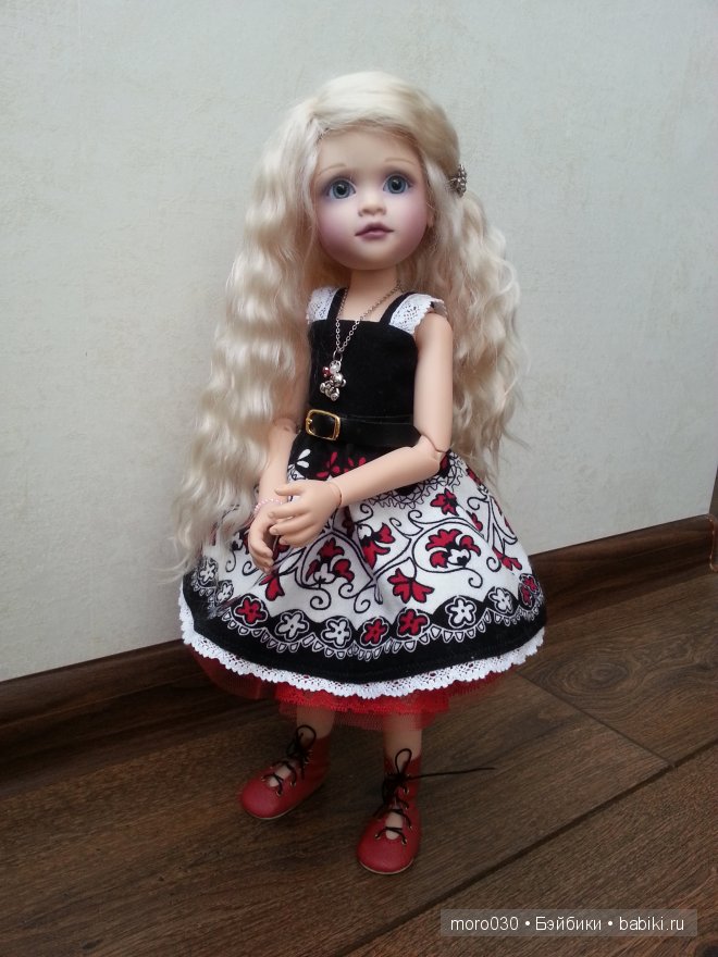 Новое платье Валентины — Одежда и обувь для кукол BJD (БЖД): 1/3 (фото 7)