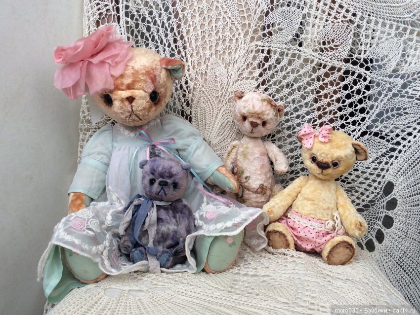 Плюшевое семейство — Домашние фото авторских игрушек: Тедди