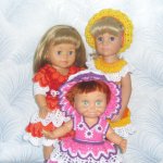 Новая коллекция летних вязаных нарядов для фейсинок, готциков, паолок под названием "Ромашки"