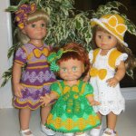 Ох уж эти бантики... Наряды на фэйсинок, паолок, куколок Готц (50 см)