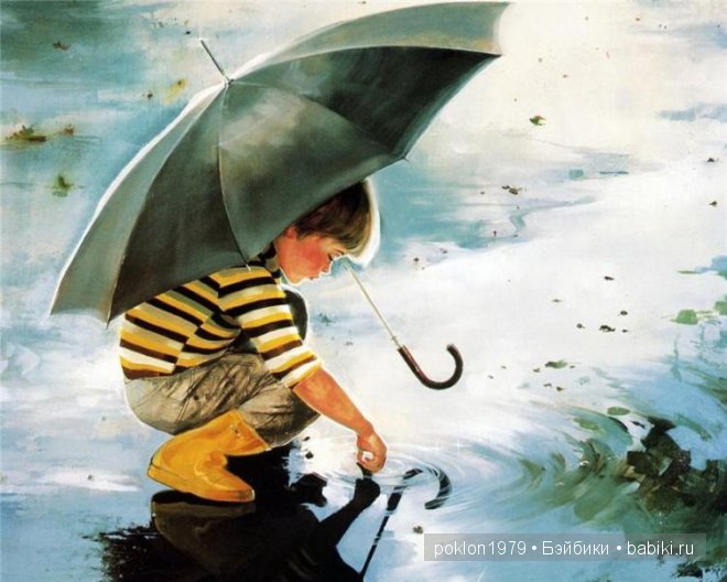 Счастливые дети в живописи американского художника Дональда Золана (Donald Zolan) (фото 9)