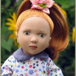 "Живет в этом доме Галина". Игровая кукла 35 см Rosa Zwergnase