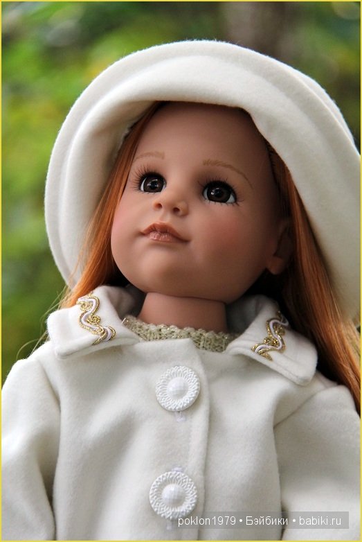 "Белое золото" или осенний наряд для Дуни. Игровые куклы Готц. Ханна с собачкой 2011 год
