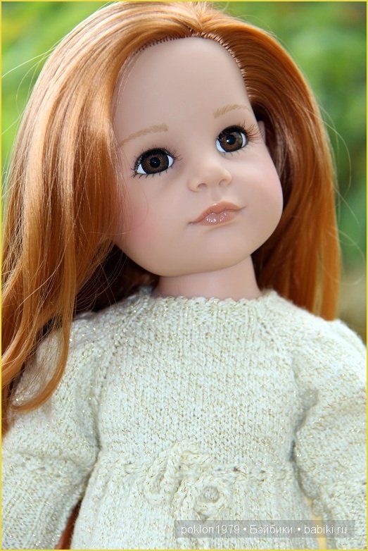 "Белое золото" или осенний наряд для Дуни. Игровые куклы Готц. Ханна с собачкой 2011 год (фото 4)