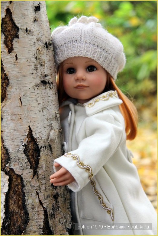 "Белое золото" или осенний наряд для Дуни. Игровые куклы Готц. Ханна с собачкой 2011 год