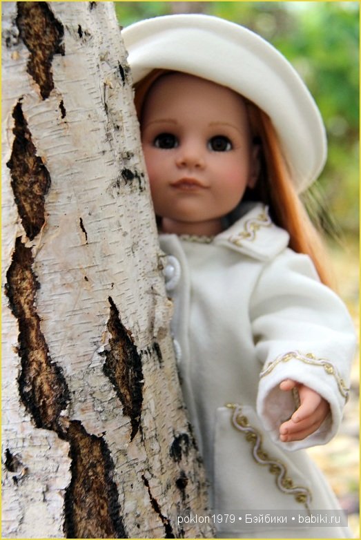 "Белое золото" или осенний наряд для Дуни. Игровые куклы Готц. Ханна с собачкой 2011 год