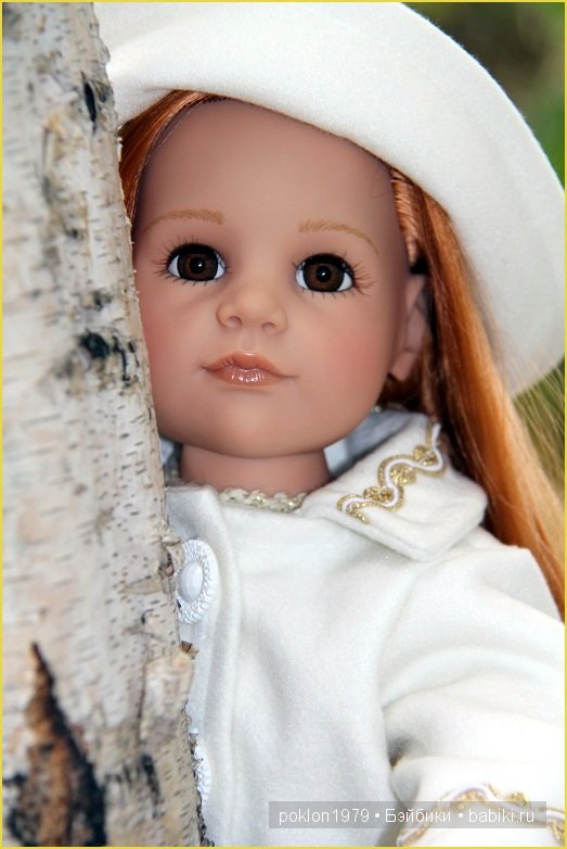 "Белое золото" или осенний наряд для Дуни. Игровые куклы Готц. Ханна с собачкой 2011 год