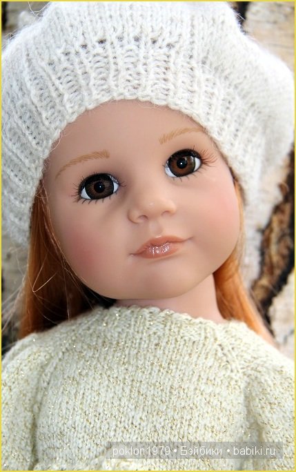 "Белое золото" или осенний наряд для Дуни. Игровые куклы Готц. Ханна с собачкой 2011 год