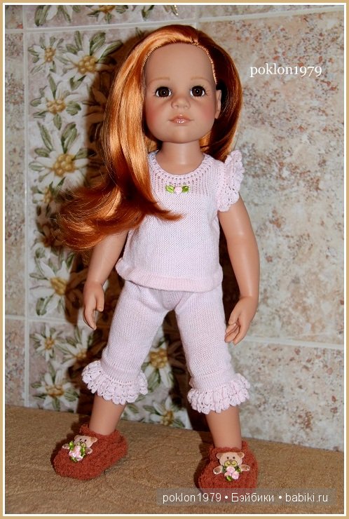 Волшебство твоих рук. Чудесный подарок от Марианны savik. Игровые куклы Готц. Ханна с собачкой 2011 год