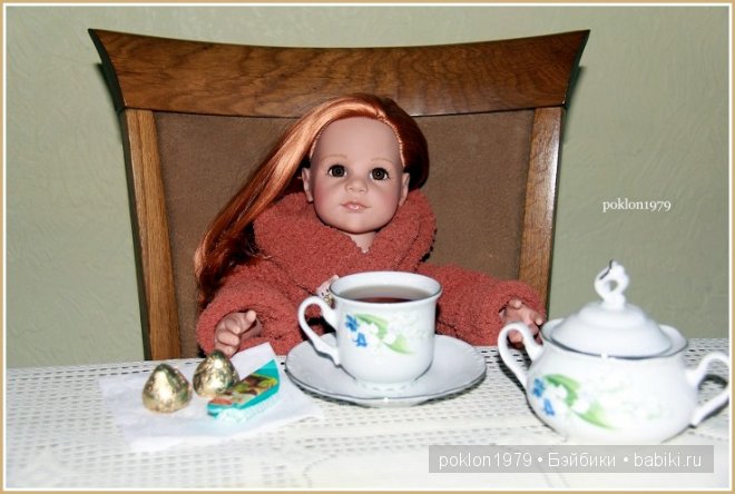 Волшебство твоих рук. Чудесный подарок от Марианны savik. Игровые куклы Готц. Ханна с собачкой 2011 год