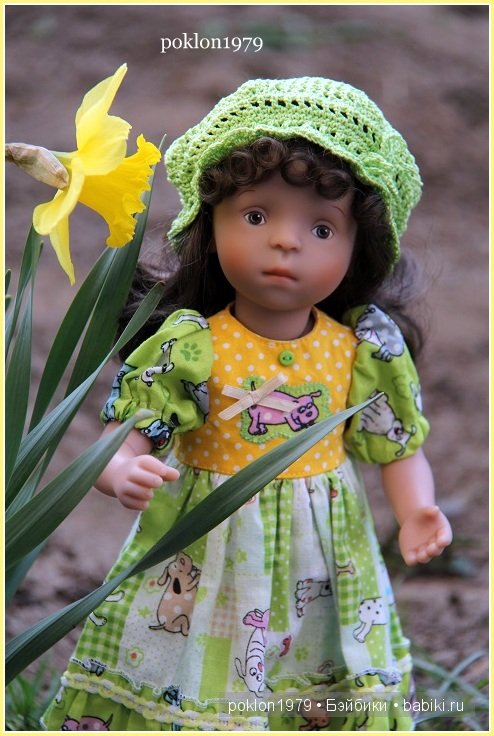 Моя волшебная страна...Игровые куклы Kathe Kruse. Minouche 35 см (фото 6)