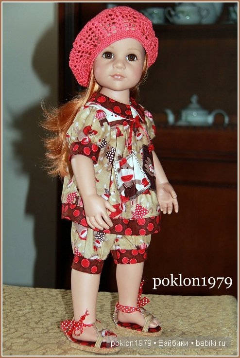 Самый-самый красивый цветок... Игровые куклы Готц. Ханна с собачкой 2011 года